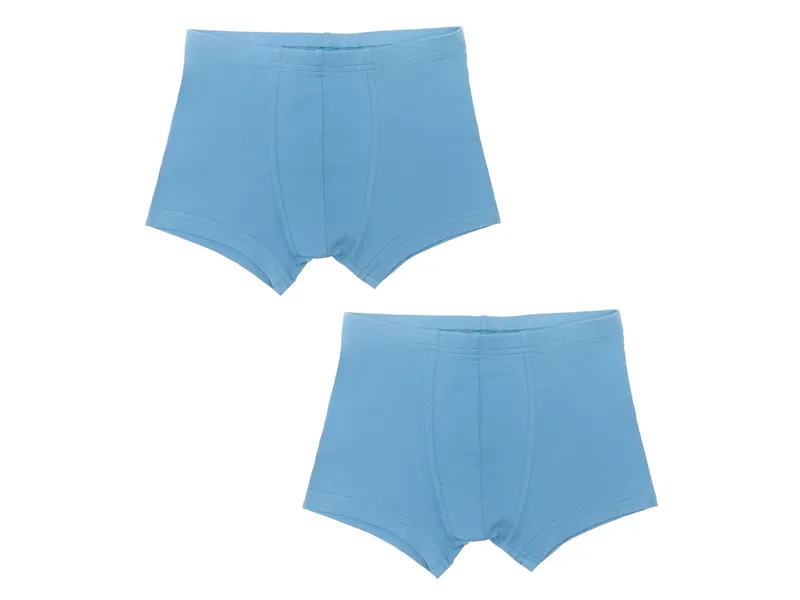 Leela Cotton Leela Cotton Jungen Retroshorts 2er Pack, Blau, – Produktbild 1 von 1
