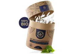 Liebenstein Sauna-Aufgussset Bio Mentholkristalle (1-tlg) [100g] – Bio Qualität aus 100% reiner Minze, Dosierlöffel aus Holz – Produktbild 1 von 1
