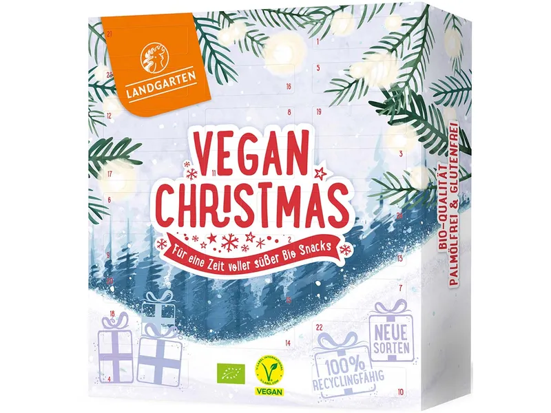Landgarten Landgarten Bio-Adventskalender "Vegan Christmas", 380 g – Produktbild 1 von 1
