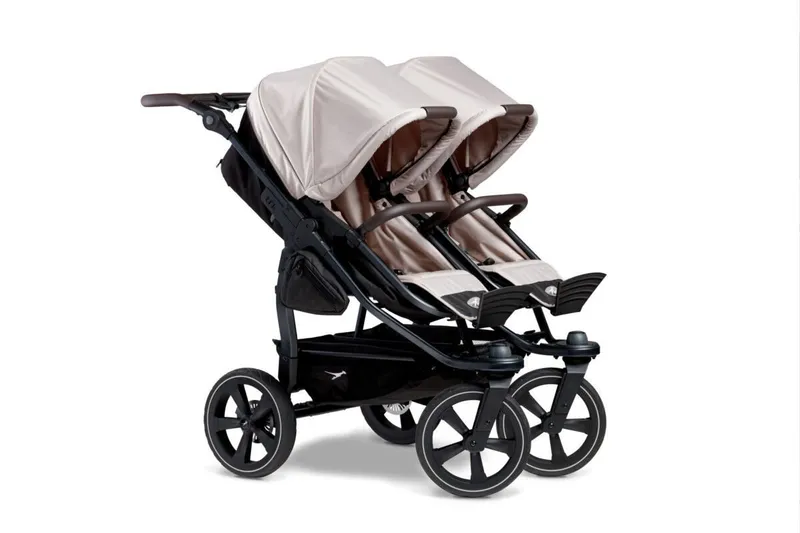 TFK TFK Zwillings-Kombikinderwagen TFK Duo 2 2in1 Set, Braun, – Produktbild 2 von 3