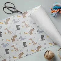 Fines Papeterie Fines Papeterie 3m Geschenkpapier HUNDE * für Kinder * auf Rolle * 300x47 cm * – Produktbild 1 von 1