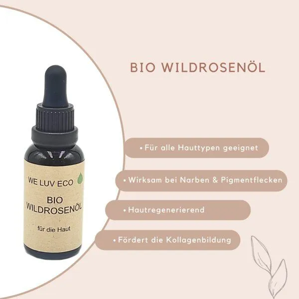 WE LUV ECO WE LUV ECO WILDROSENÖL BIO | plastikfrei | vegan | nachhaltig – Produktbild 3 von 4