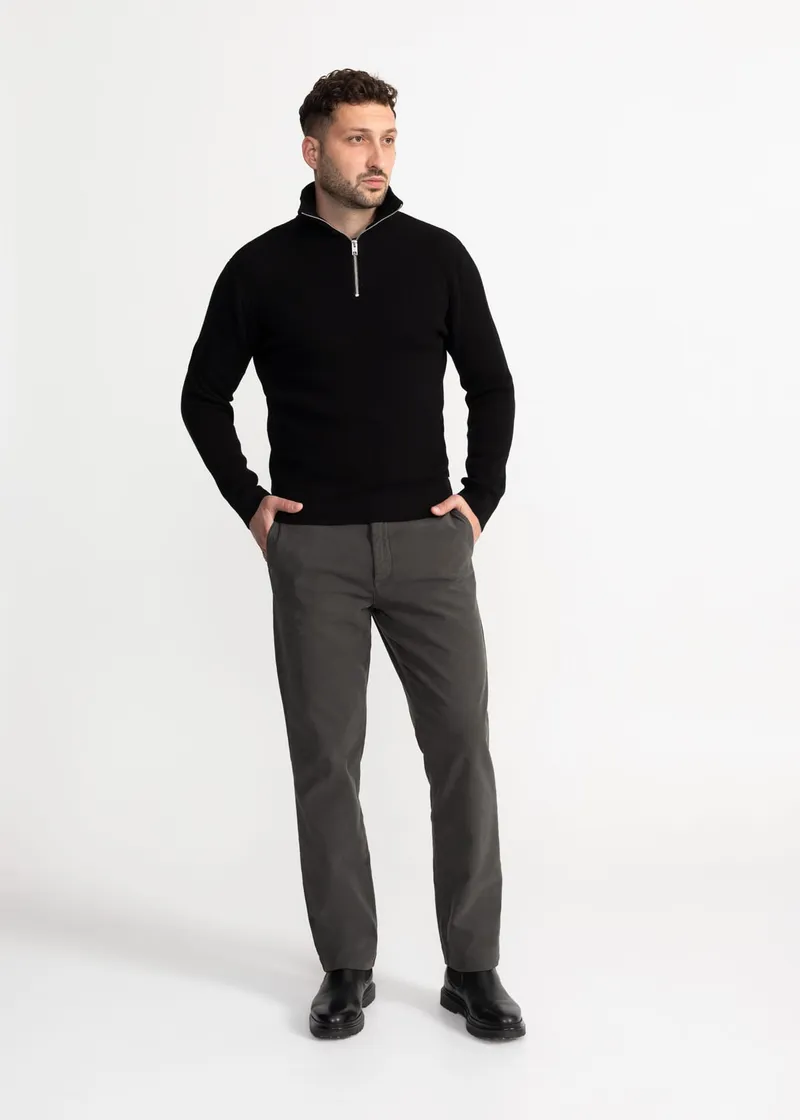 De IONESCU De IONESCU Herren vegan Hose Azuga, Olivgrün, – Produktbild 1 von 2