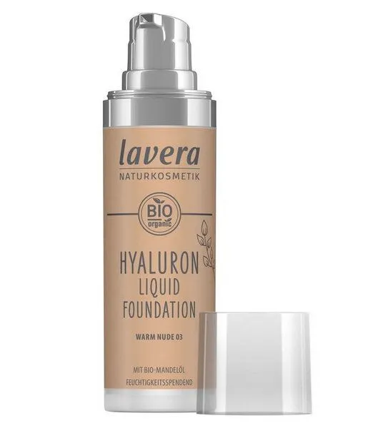 lavera Lavera Hyaluron Liquid Foundation -Warm Nude 03- – Produktbild 1 von 3