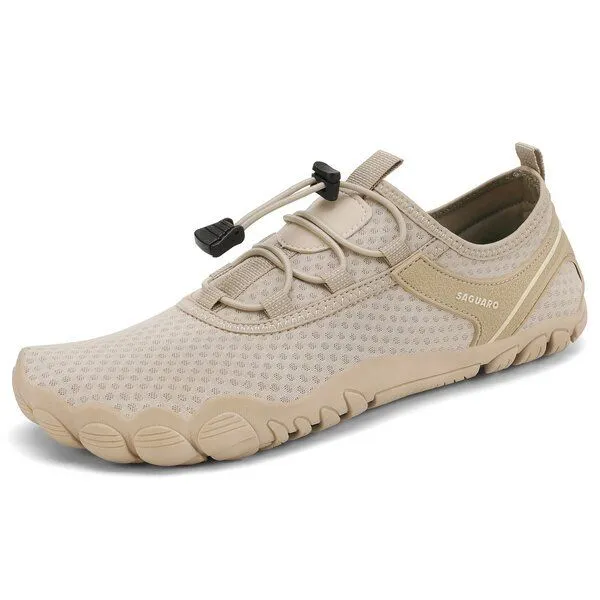 SAGUARO SAGUARO Badeschuhe vegan Barfußschuhe Wasser-Schuhe Surfschuhe Schwimmschuhe, Beige 0170, – Produktbild 1 von 4