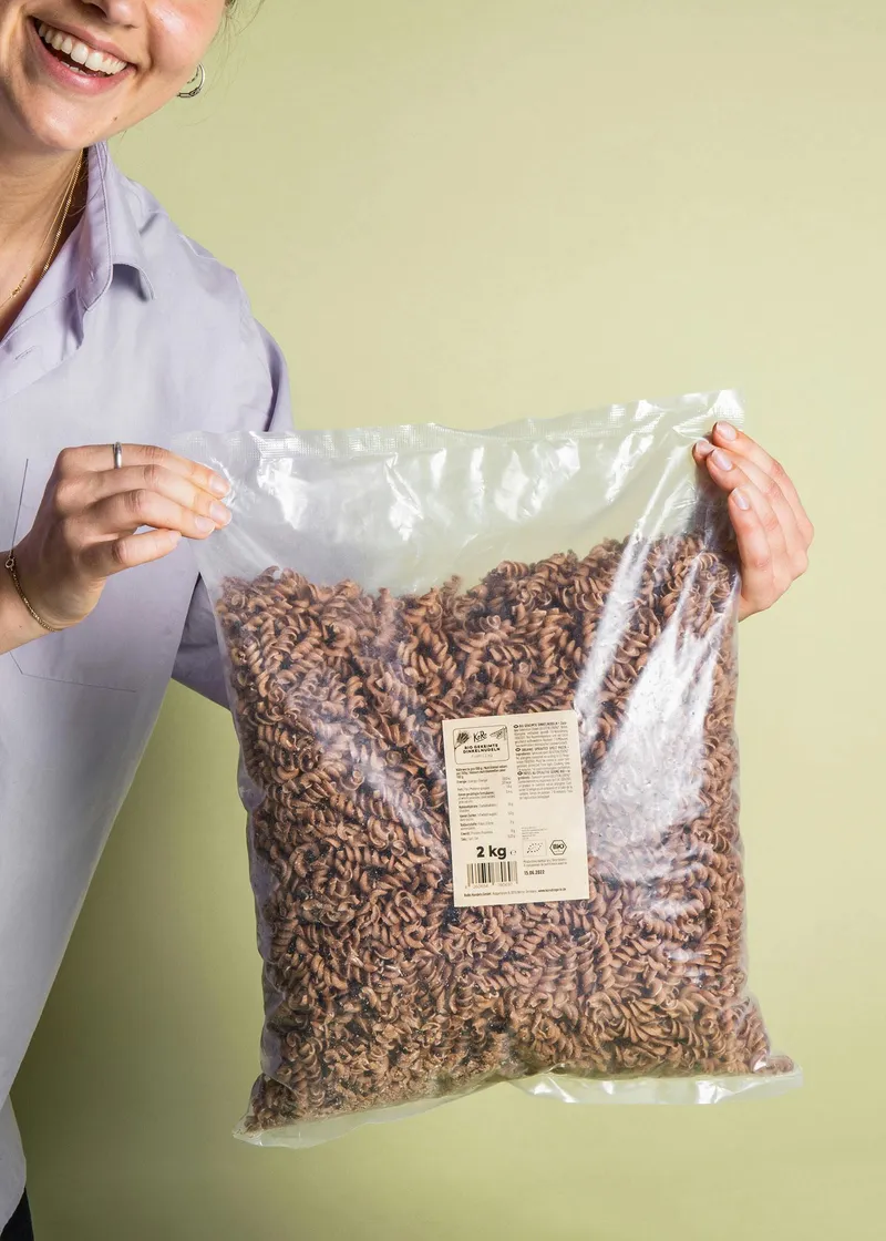 KoRo Gekeimte Bio Dinkelnudeln 2 kg – Produktbild 5 von 5