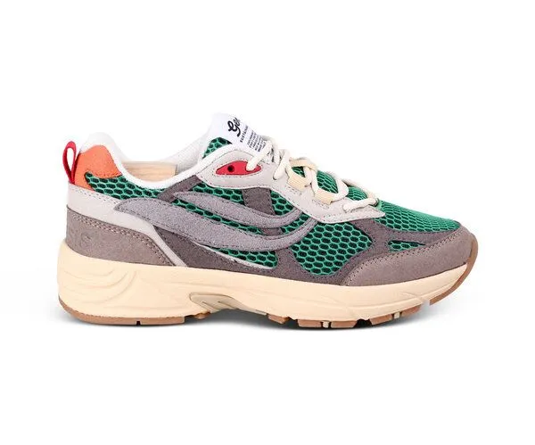 Genesis Footwear Genesis Footwear Vegane Sneaker G-Eco 99 Contra Mesh, Grey /fern, – Produktbild 3 von 4