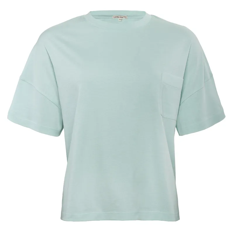 Living Crafts Living Crafts Damen T-Shirt (100% Bio-Baumwolle), Petrol, – Produktbild 1 von 2