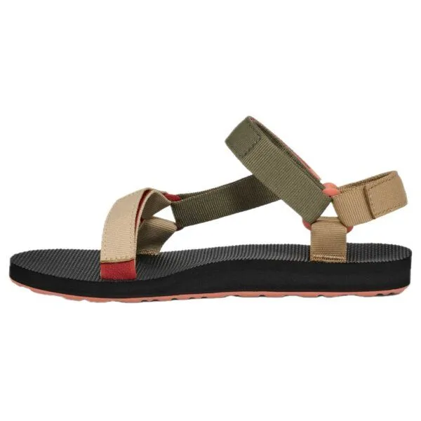 Teva TEVA Vegan Sandale Damen - Original Universal, Burnt olive (schwarz, olive, rosa), – Produktbild 4 von 5