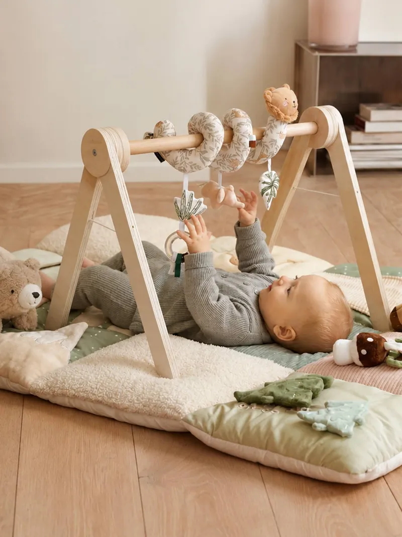 Vertbaudet Vertbaudet Baby Spielbogen Holz FSC®, Braun, – Produktbild 2 von 4