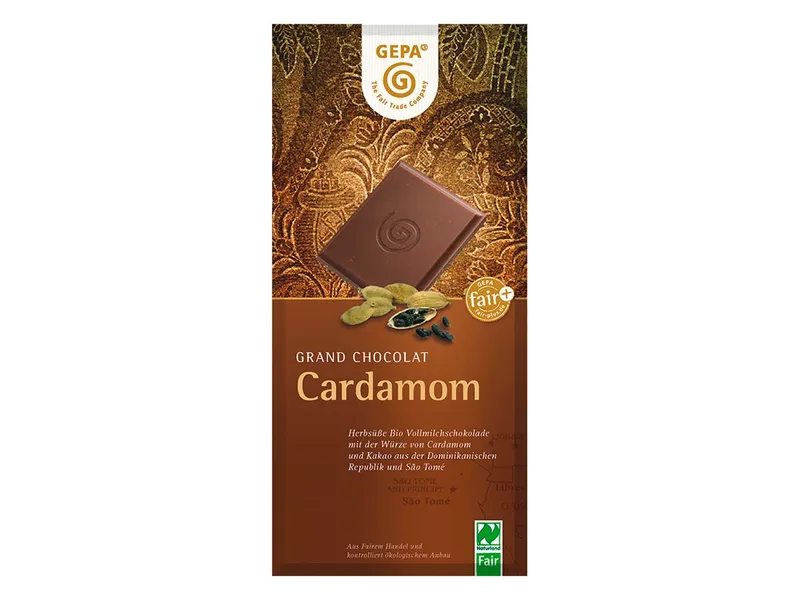 gepa Vollmilchschokolade mit Kardamom – Produktbild 1 von 2