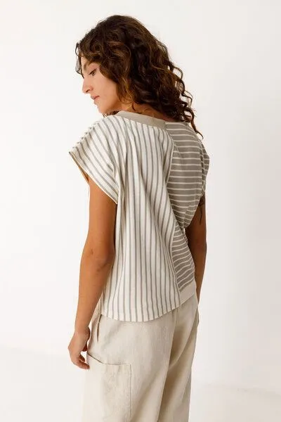 SKFK SKFK T-Shirt EKAI, Beige, – Produktbild 2 von 4