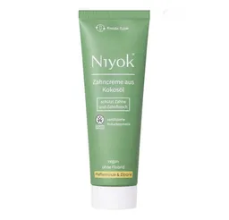 Niyok Niyok Zahncreme aus Kokosöl mit Pfefferminze & Zitrone – Produktbild 1 von 1