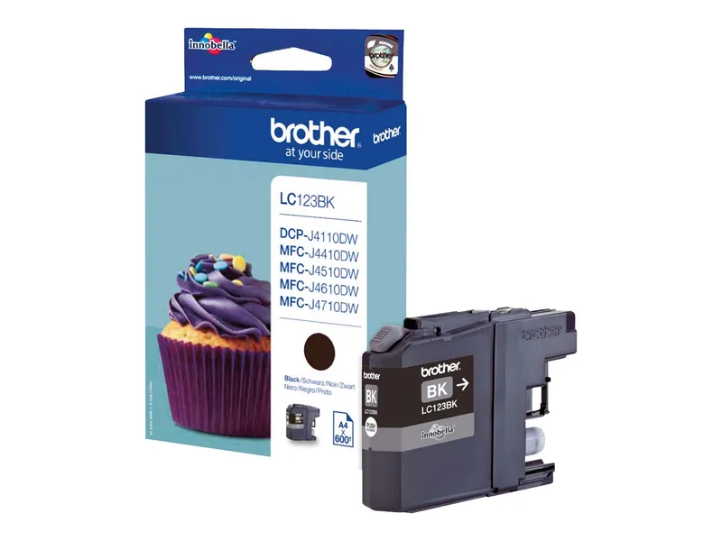 Brother Brother Tintenpatrone LC123BK schwarz – Produktbild 2 von 4