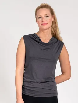 Magadi Magadi Yoga Shirt EVA mit Wasserfall-Kragen aus Naturmaterial – Produktbild 1 von 1