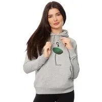 FellHerz FellHerz Damen Hoodie Rainbow Girl grey melange, Bio Fair und Vegan – Produktbild 1 von 2