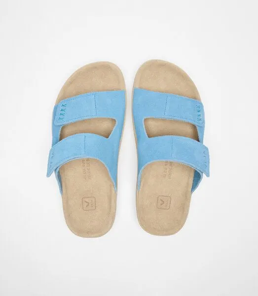 Veja Veja Damen-Sandalen Etna Suede Aqua Almond – Produktbild 2 von 4