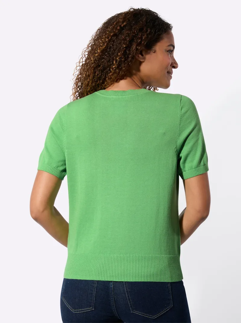 Witt Baumwollpullover apfel, Apfel, – Produktbild 2 von 2