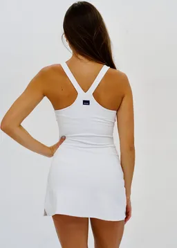 SEAAV SEAAV Damen vegan Kleid Racquet Weiß – Produktbild 1 von 1