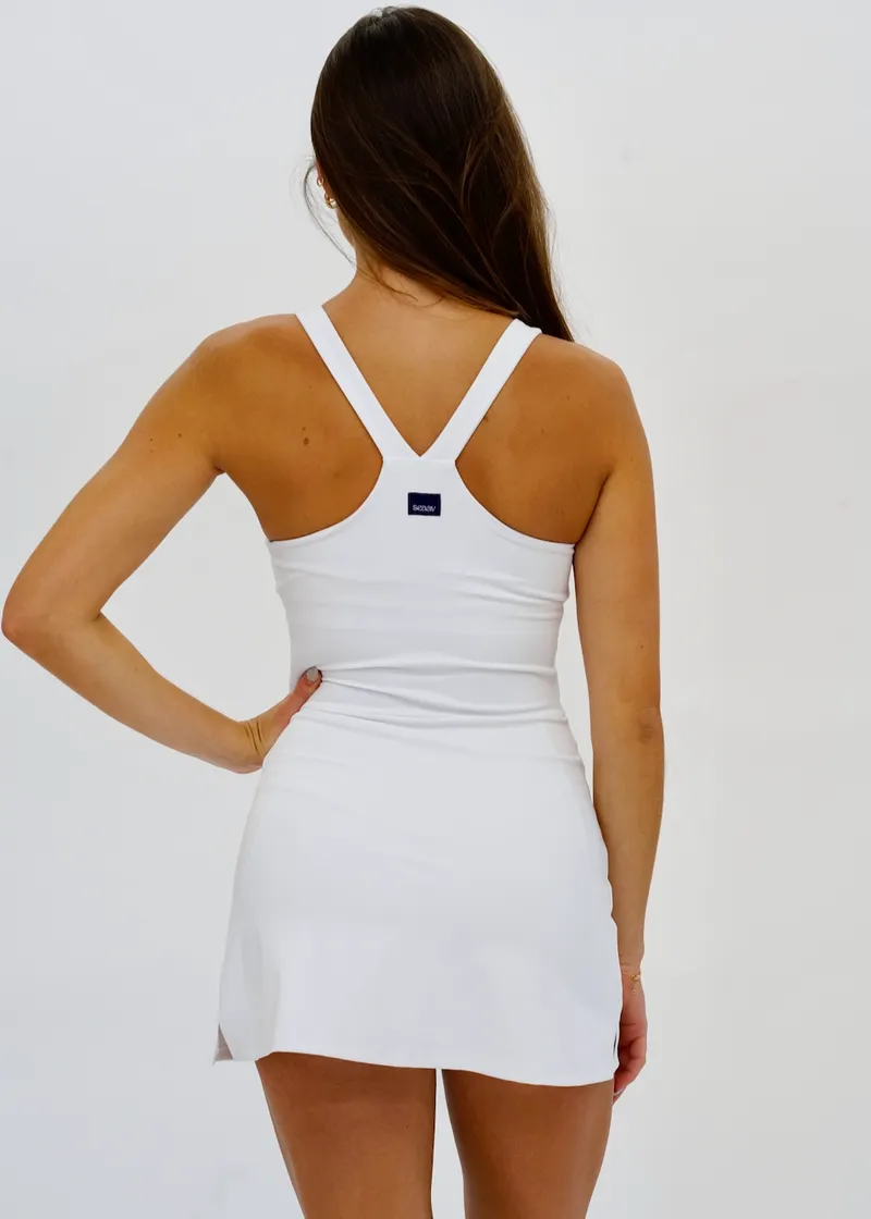 SEAAV SEAAV Damen vegan Kleid Racquet Weiß, Weiß, – Produktbild 1 von 1