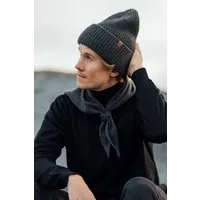 Kopyto Kopyto BIRUANG Bandana Halstuch 100% Merinowolle RWS-Zertifiziert Ökologisch Unifarben, Dunkelgrau, – Produktbild 1 von 1