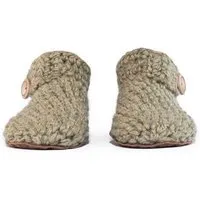 Kingdom of Wow Knit Boots aus weichem Wollgarn – Damen & Herren, gehäkelt & handgefertigt | Kingdom of Wow, Winter moss, – Produktbild 1 von 1