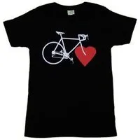 nicegreenstuff nicegreenstuff BIKE LOVE (girls eco-shirt black) – Produktbild 1 von 1