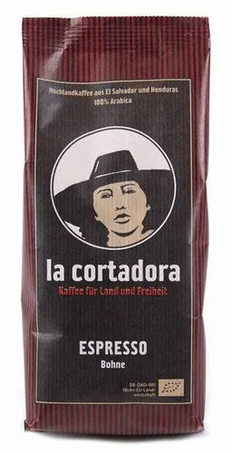 El Puente El Puente La Cortadora - Bio-Espressobohnen 200 g | Fair Trade | Bio-zertifiziert | Vegan | Glutenfrei – Produktbild 1 von 1