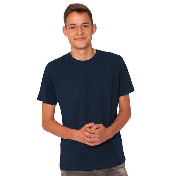 HANDGEDRUCKT HANDGEDRUCKT RESTPOSTEN "Inner Child" Männer T-Shirt, Navy, – Produktbild 2 von 2