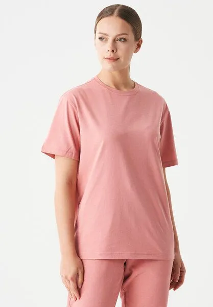 ORGANICATION ORGANICATION ESSENTIALS-TILLO-Unisex Basic T-Shirt aus Bio-Baumwolle, Blush, – Produktbild 3 von 4