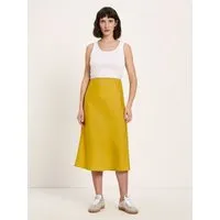 LANIUS LANIUS Midirock aus TENCEL, Dark kiwi, – Produktbild 1 von 1