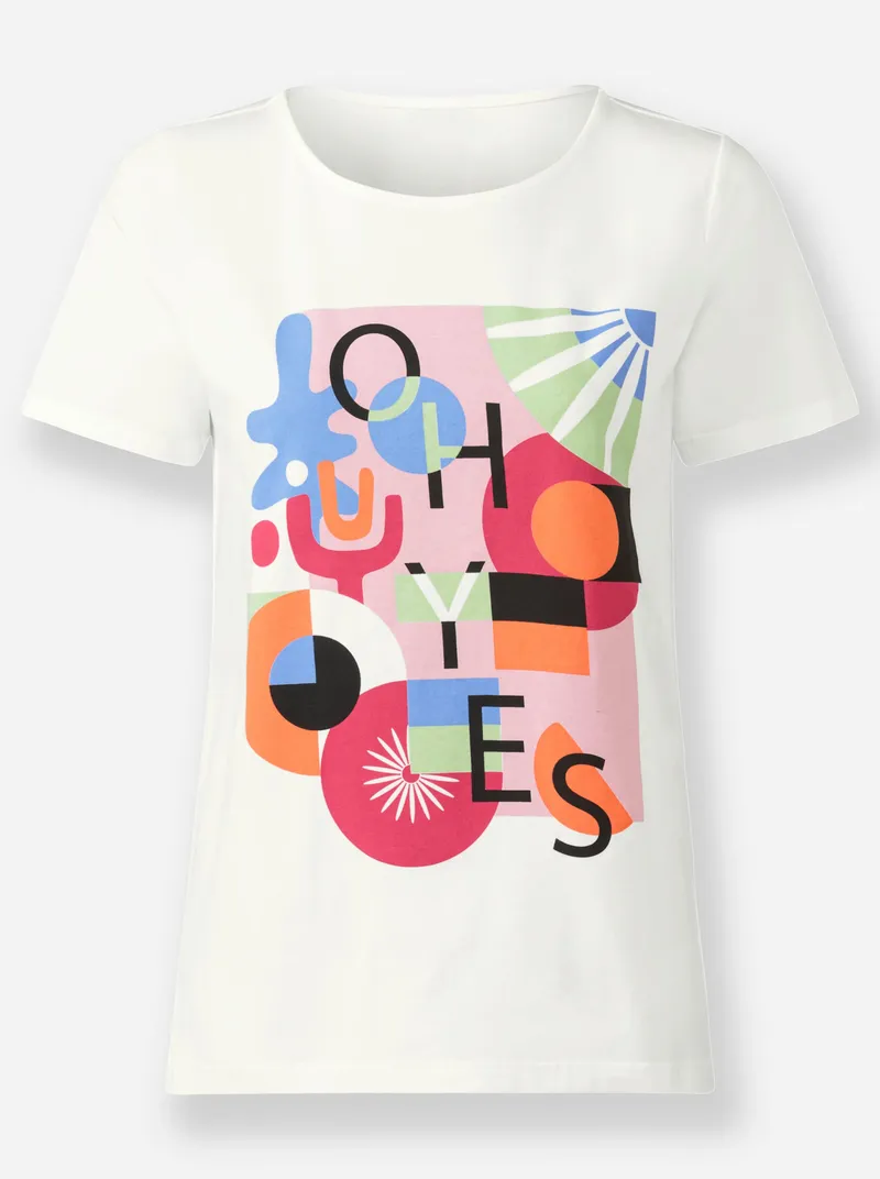heine Rundhalsshirt weiß, Weiß, – Produktbild 1 von 2