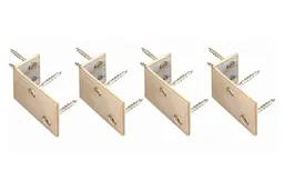 woodstore24 V2A-Winkel Edelstahl zur Befestigung der Zaunserie Douglasie Premium – Produktbild 1 von 1