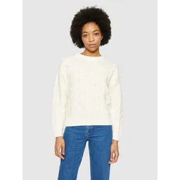 KnowledgeCotton Apparel KnowledgeCotton Apparel Crew Neck Pullover Cable aus Bio-Baumwolle – Produktbild 1 von 1