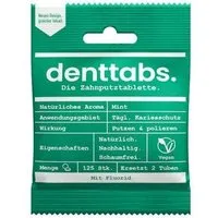 Denttabs DENTTABS Mint (125 Stück) - in den Varianten mit und ohne Fluorid – Produktbild 1 von 1