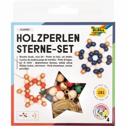 folia folia Holzperlen Stern-Set classic – Produktbild 1 von 1