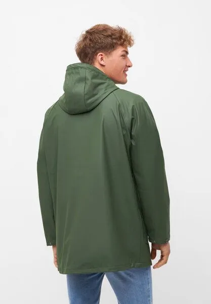derbe derbe Regenjacke „Passbyplain“, Olive, – Produktbild 4 von 4