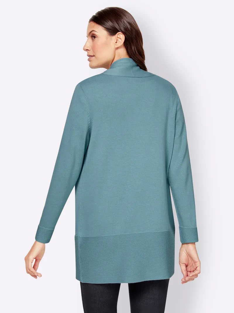 Witt Longstrickjacke, Wintertürkis, – Produktbild 1 von 2