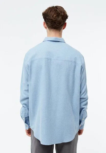 Givn Berlin Givn Berlin Flanellhemd GBJOHN in lockerer Passform, Light blue, – Produktbild 3 von 4
