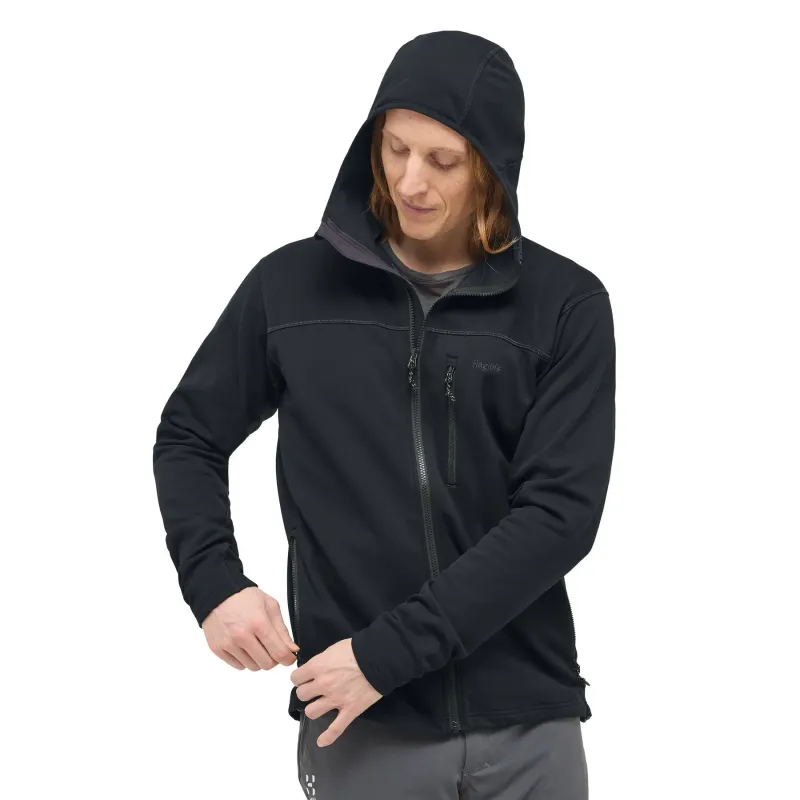 Haglöfs Kapuzenjacke Haglöfs Rosson Mid, Schwarz, – Produktbild 1 von 1