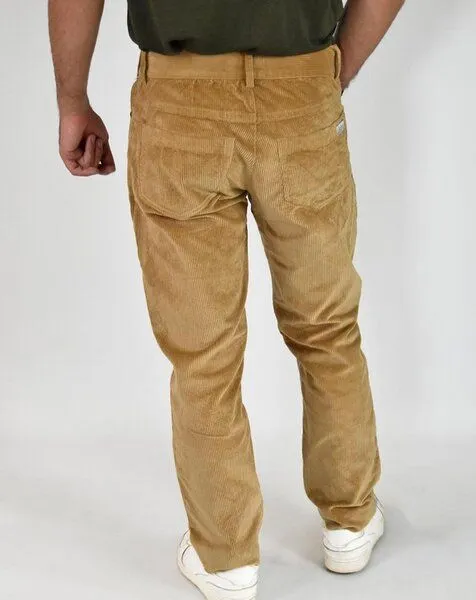 Aatise Aatise Herrenhose Zanzibar mid-raise aus stretch Bio-Cord, Beige, – Produktbild 3 von 4