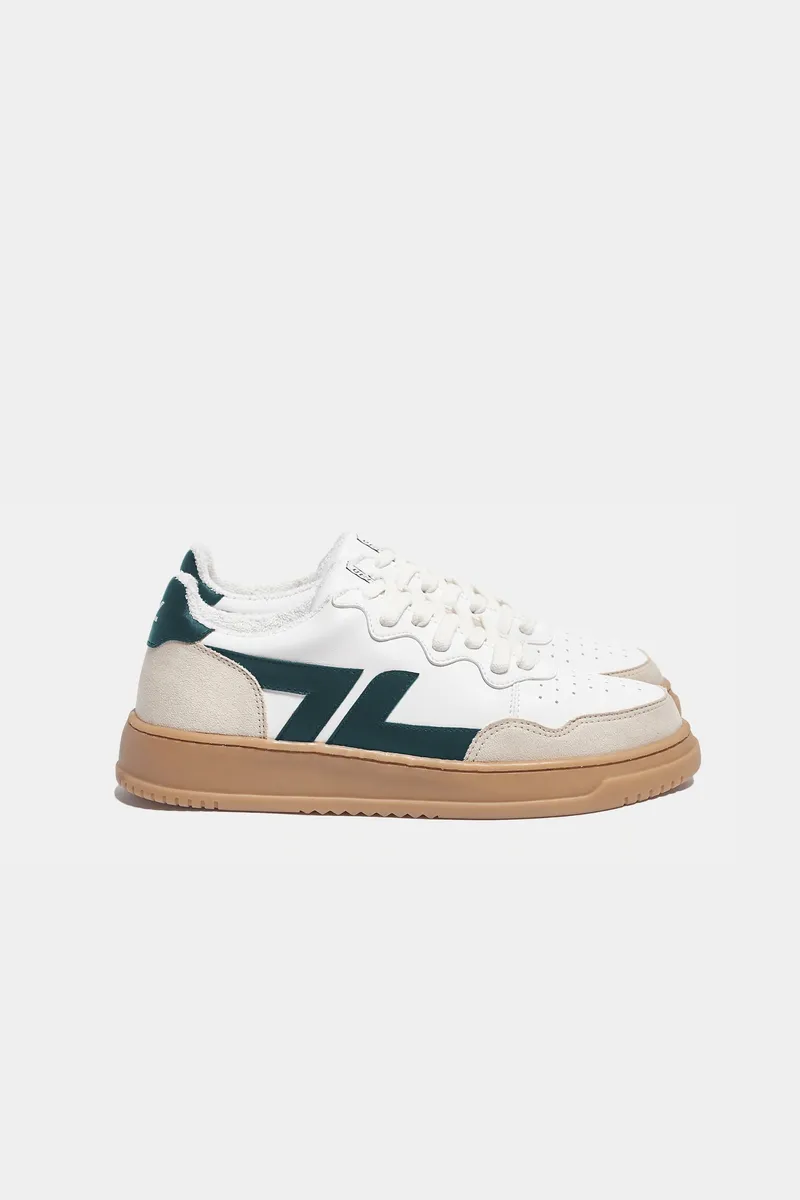 Zèta Zèta Herren vegan Sneaker Bêta B2 Teal, Dunkelgrün, – Produktbild 1 von 2
