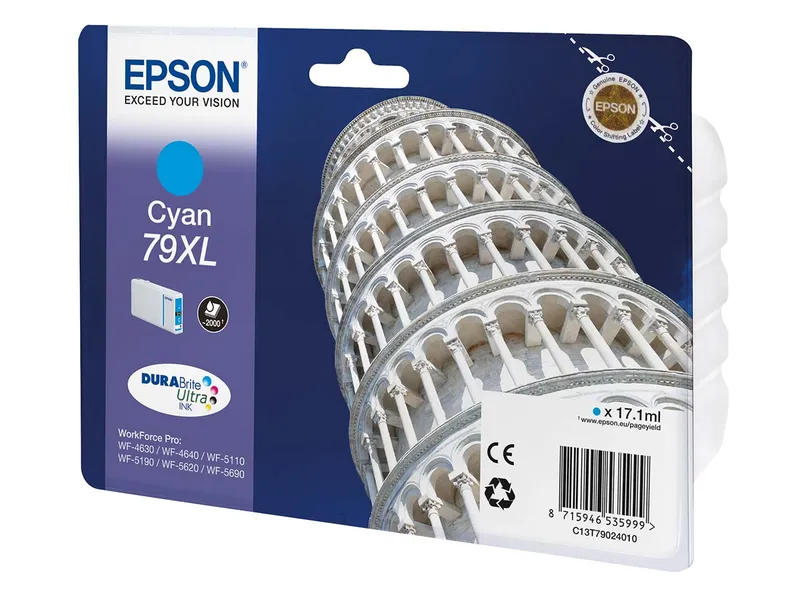 Epson Epson Tintenpatrone T7902XL cyan – Produktbild 1 von 3