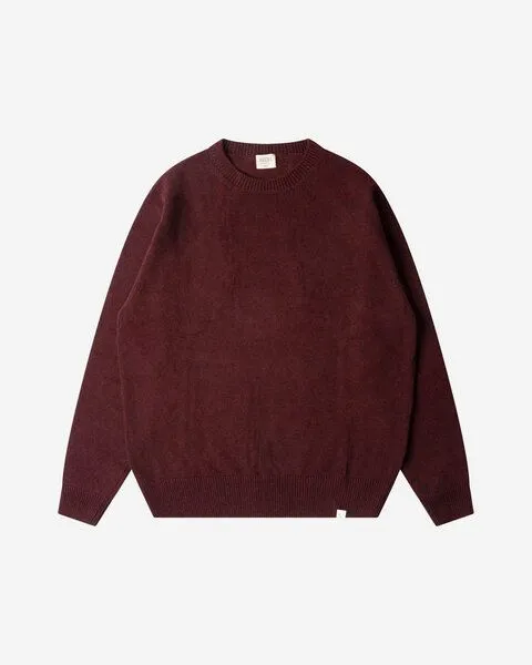 MATONA Matona Pullover | Classic Sweater | aus Wolle und Baumwolle | GOTS-zertifiziert, Bordeaux, – Produktbild 3 von 3