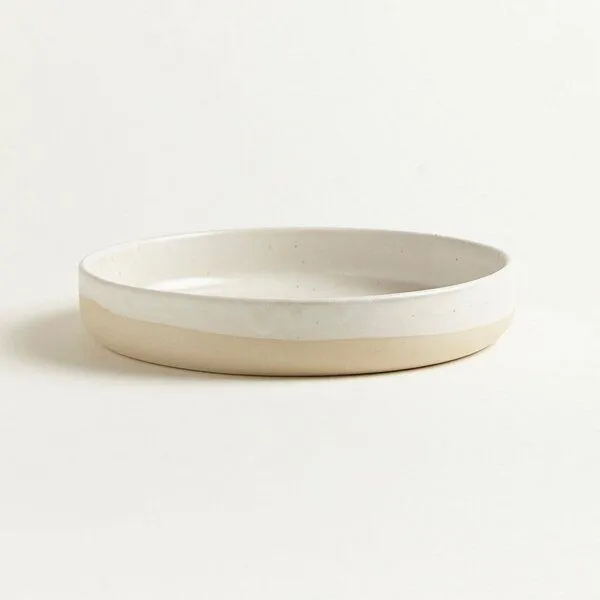 onomao onomao Tiefer Teller - Traditionell, Naturweiß dipped, – Produktbild 1 von 4