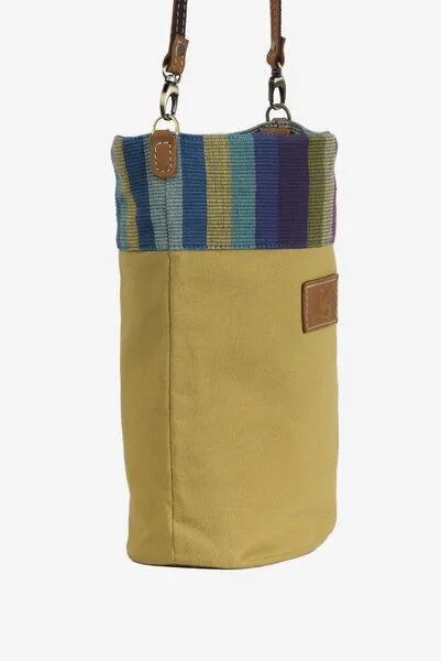 Dragolina Dragolina Umhängetasche Willow mit Webstoff der Pwo Karen, Schilf (gelb), – Produktbild 3 von 4