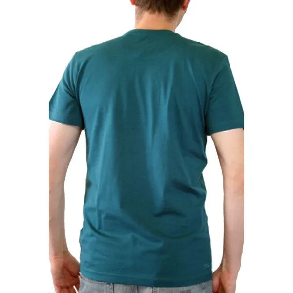 Spangeltangel Spangeltangel Herrenshirt "Kletterer", bedruckt, Herren, Siebdruck, sportlich, Blau, – Produktbild 3 von 3