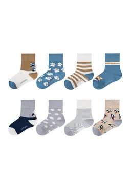 CAMANO CAMANO Socken 8er Pack 8er Pack Aus OCS zertifizierter Baumwolle, Ohne einengenden Gummibund – Produktbild 1 von 1