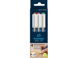 Schneider Schneider 4er-Set Universalmarker "Maxx 225 M", farbig sortiert – Produktbild 1 von 1