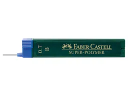 Faber-Castell 12 Faber-Castell Ersatzmine für Druckbleistifte 'Super-Polymer' 0,7 mm B – Produktbild 1 von 1
